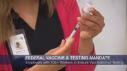 Some Push Back on Federal Vaccine and Testing Mandate