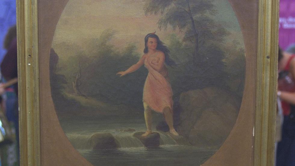 S21 Ep25: Appraisal: 1840 Alfred J. Miller Oil Painting image