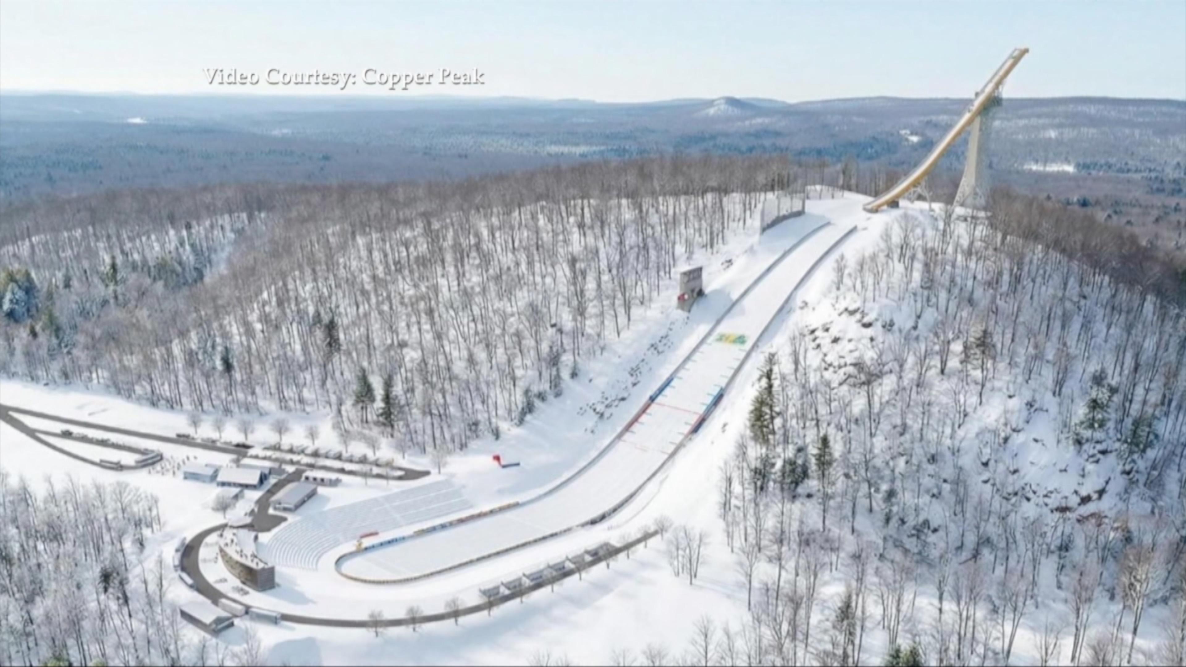 Copper Peak aims to become a year-round ski jump and global training hub near Ironwood, MI.