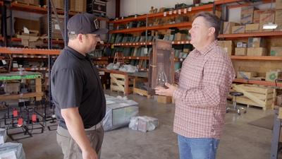 E1 | NOLA Lantern, Rusty Patio Set | Ask This Old House