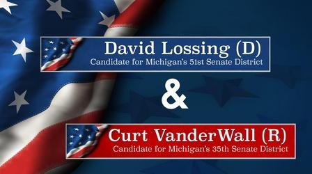 Video thumbnail: Meet the Candidates on CMU Public Television Meet the Candidates Lossing (D-51) and VanderWall (R-35)
