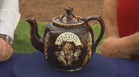 Video thumbnail: Antiques Roadshow Appraisal: 1879 Bargeware Teapot