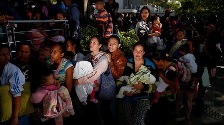 Video thumbnail: PBS NewsHour Venezuelans suffer deadly scarcity of food and medicine