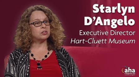 Video thumbnail: AHA! A House for Arts AHA! 710 | Starlyn D'Angelo, Hart-Cluett Museum