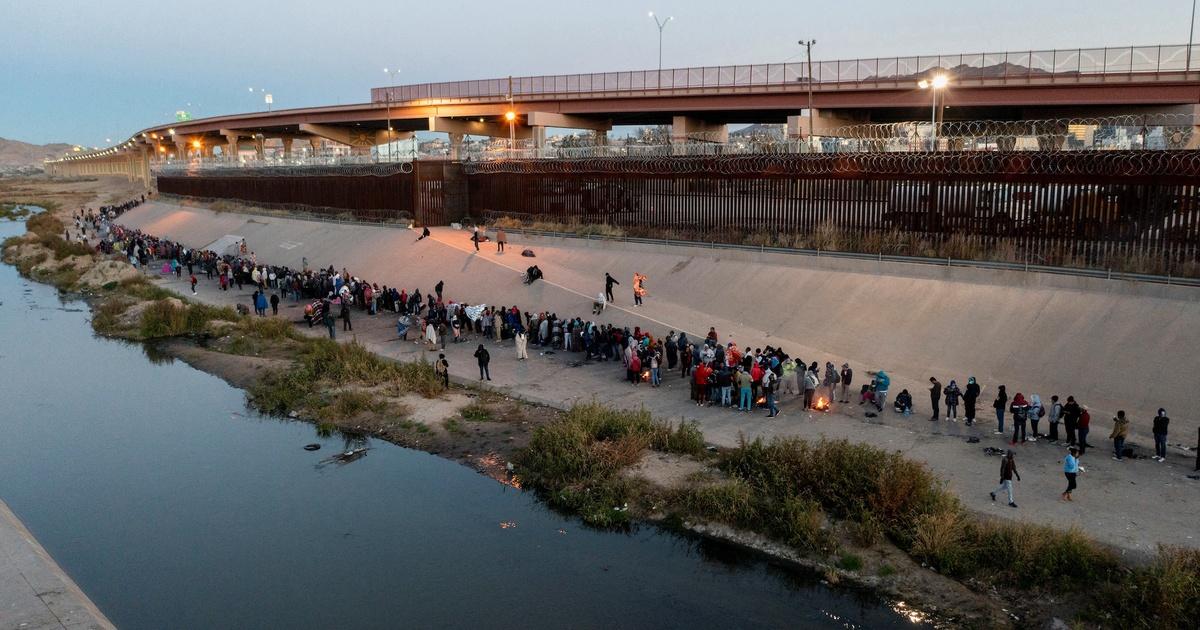 PBS News Hour | Surge of asylum seekers cross southern border near El ...