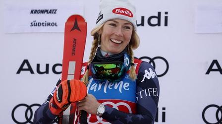 Video thumbnail: PBS NewsHour Shiffrin makes history as most successful World Cup skier