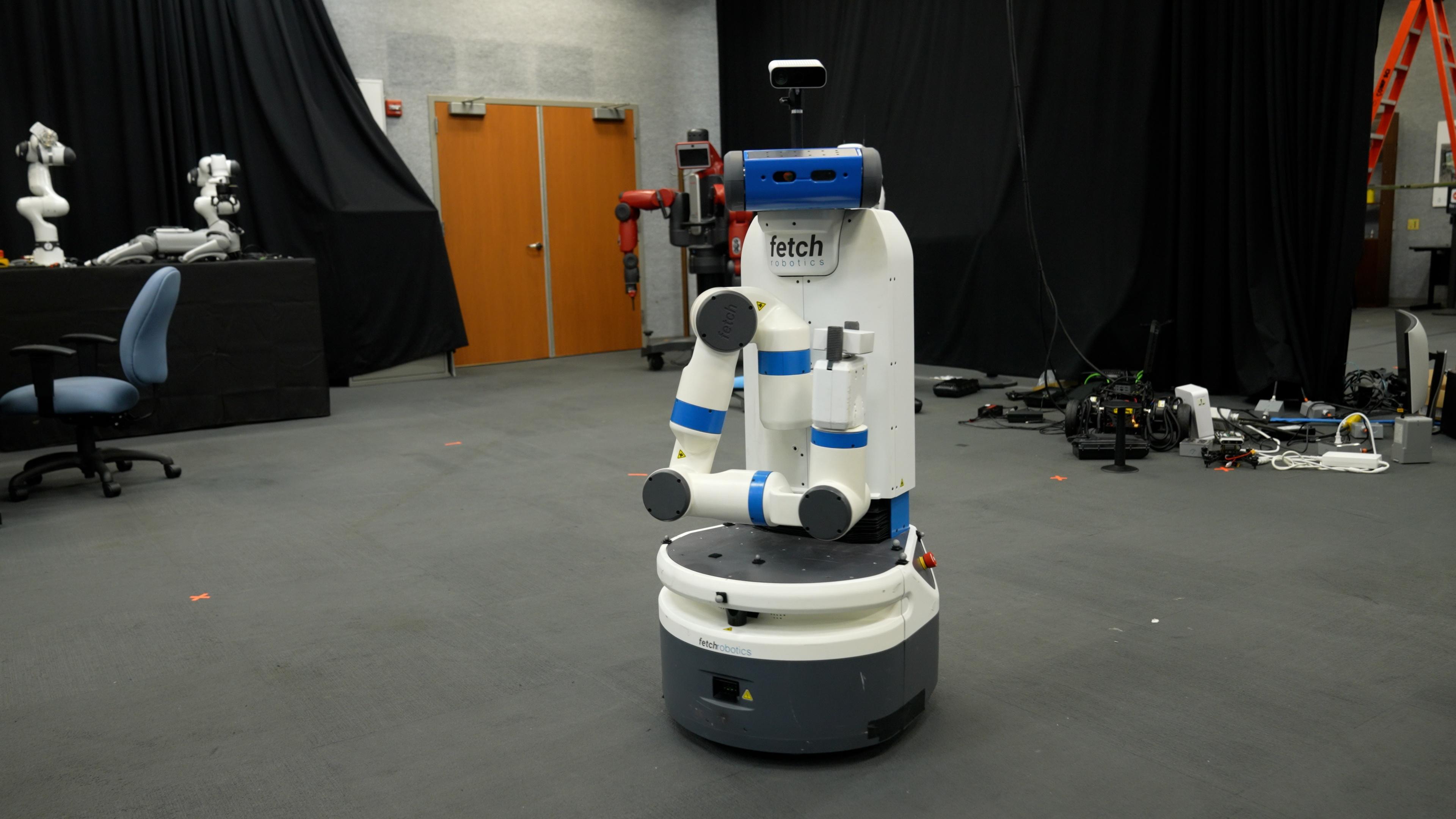 An AI robot named "Fetch" at the University of North Carolina.