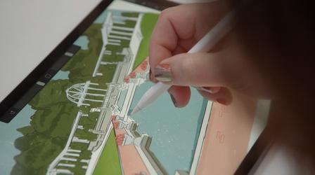 Video thumbnail: arts IN focus Nicole Ginter, Digital Illustrator & Brenda Drayer, Artist