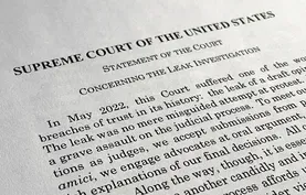 Supreme Court says it hasn't identified draft opinion leaker