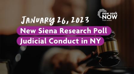 Video thumbnail: New York NOW New Polls on Gov. Hochul's 2023 Agenda, Judicial Conduct