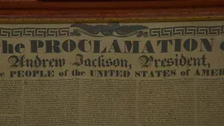 Appraisal: 1832 Andrew Jackson Proclamation on Silk