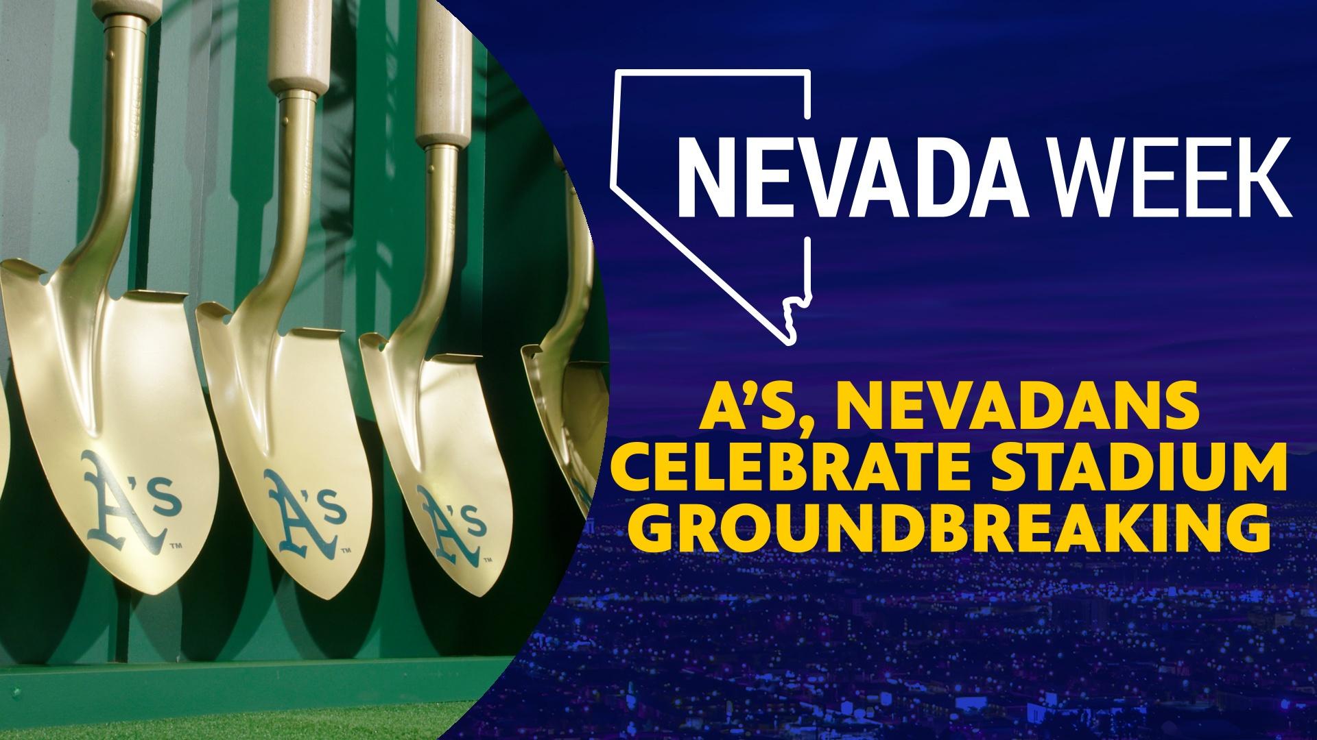 A’s, Nevadans celebrate stadium groundbreaking