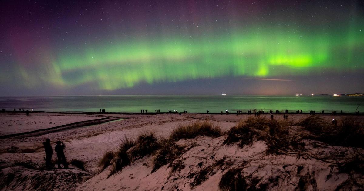 Northern lights create dazzling spectacle in the sky worldwide