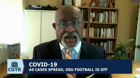 Video thumbnail: Columbus on the Record COVID-19 Cancels Ohio State's 2020 Football Season
