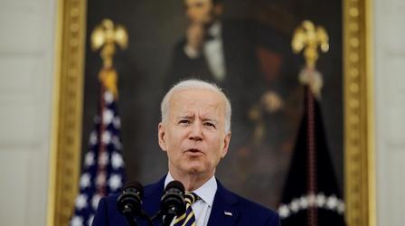 Video thumbnail: PBS NewsHour Biden, Harris urge Black Americans to get vaccinated