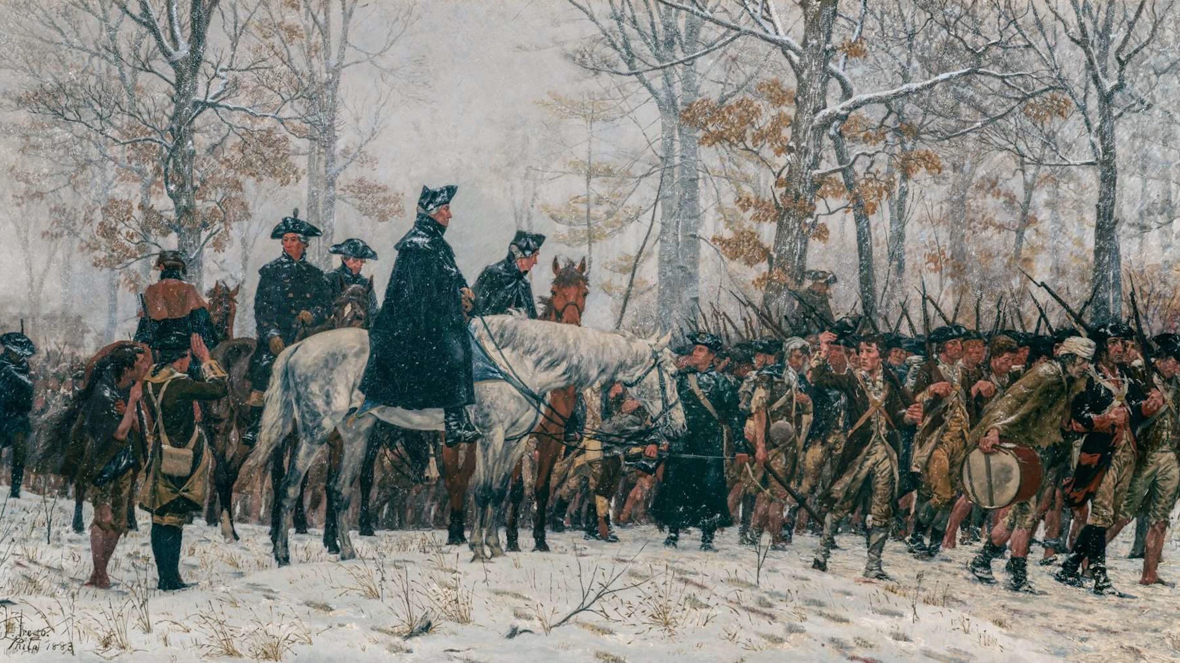 Winter At Valley Forge