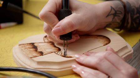 Video thumbnail: arts IN focus Alysia Carmen, Pyrographer & Heartland Sings