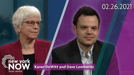 Video thumbnail: New York NOW Reporter's Roundtable: Karen DeWitt and Dave Lombardo
