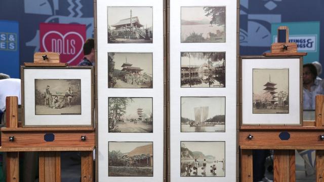 Appraisal: Hand-tinted Japanese Photos, ca. 1895