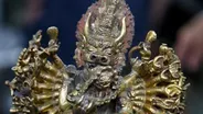 Appraisal: 18th C. Sino-Tibetan Gilt Bronze Deity