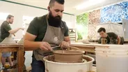 Kandace Creel Falcón, Zachmann Family, Clay Coyote Gallery