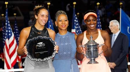 Video thumbnail: PBS NewsHour Katrina Adams’ journey from the tennis court to the C-suite