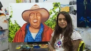 Mexican Artist Brings Visibility to California's Farmworkers