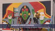Community Mural Underway at Historic Neighborhood Bar