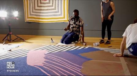 Video thumbnail: PBS NewsHour Why Sanford Biggers remixes different forms, styles of art