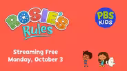 Rosie's Rules is Coming to PBS KIDS on OCTOBER 3RD!