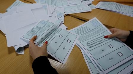 News Wrap: Voting in Russian-held areas of Ukraine concludes