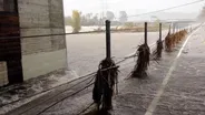 L.A. River during a storm