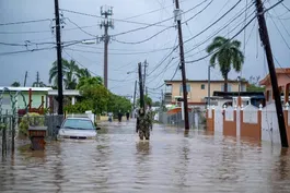 Puerto Rico hit with flooding, power outages from hurricane