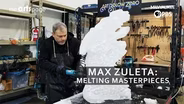 Ice sculptor, Max Zuleta shares the secrets to creating crystal clear, frozen works of art!