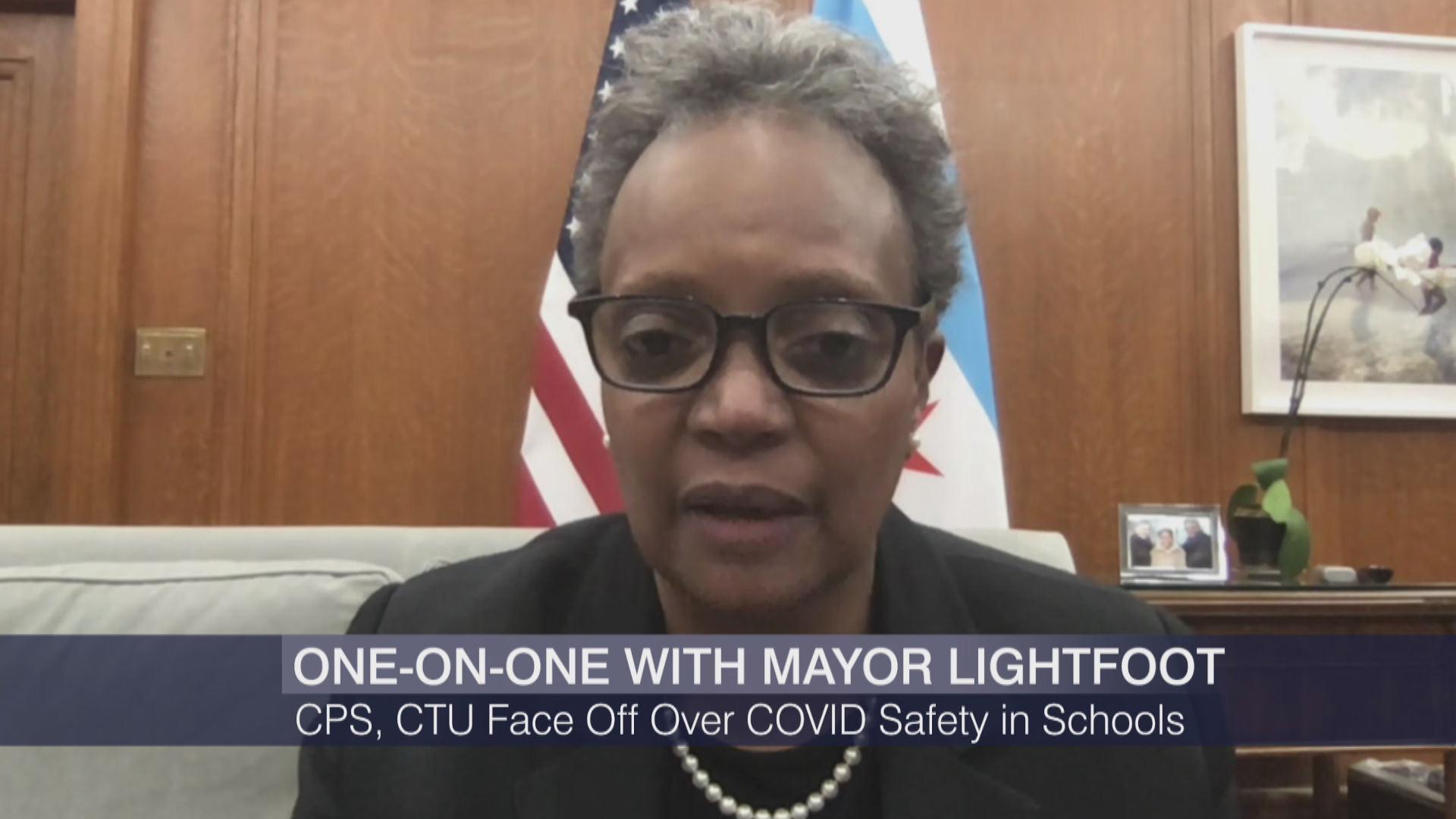 Mayor Lori Lightfoot on CTU CPS Face Off Over COVID Safety