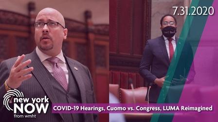 Video thumbnail: New York NOW COVID-19 Hearings, Cuomo vs. Congress, LUMA Reimagined