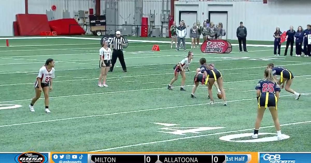 Football Fridays in Flag Football Semifinals Milton vs