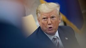 Video thumbnail: PBS NewsHour Trump defends China trade policy amid economic worries