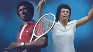 Billie Jean King and Arthur Ashe