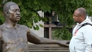 George Floyd statue vandalized before Chauvin sentencing