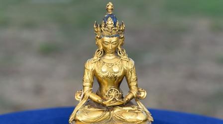 Appraisal: 17th C. Tibetan Bronze Buddha