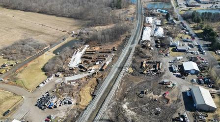 Video thumbnail: Ideas Questions linger two weeks after Ohio train derailment
