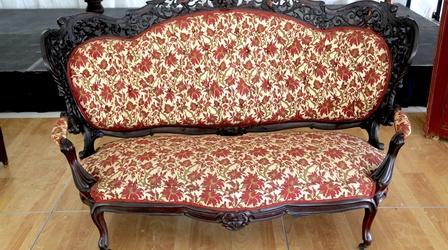 Video thumbnail: Antiques Roadshow Appraisal: Thomas Brooks Settee, ca. 1860