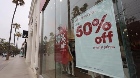 Video thumbnail: PBS NewsHour News Wrap: Data shows economy shrank in the second quarter