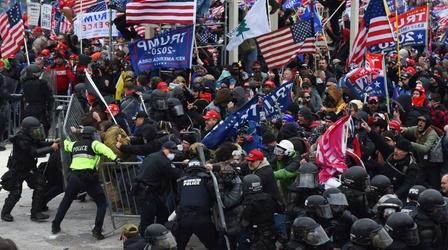 Video thumbnail: PBS NewsHour How online misinformation helped fuel the Capitol riot
