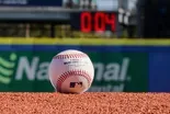 Baseball's new pitch clock speeds up the game