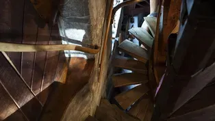 Wharton Esherick's Bedroom Trap Door and Desk