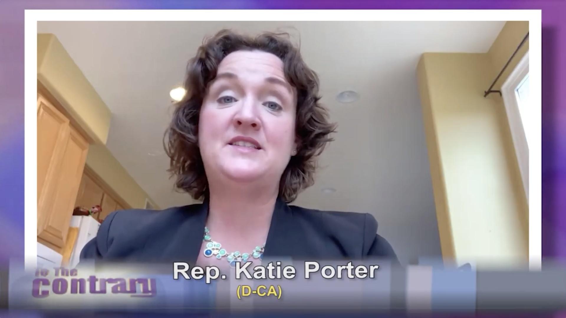 Woman Thought Leader Rep. Katie Porter (DCA) To The Contrary WLIW