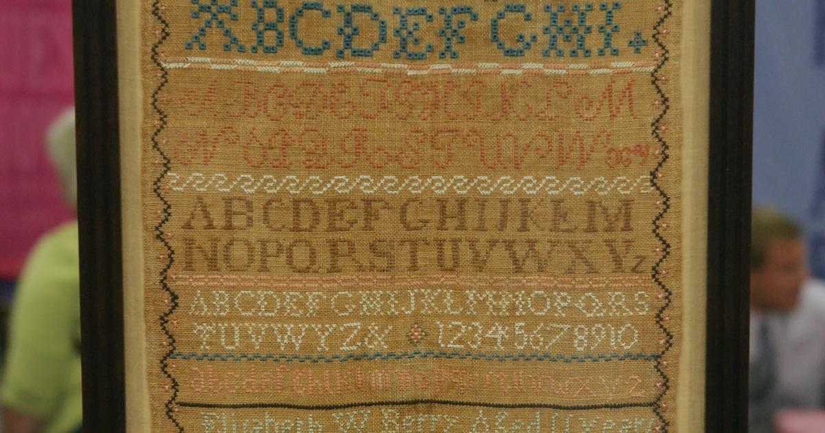 Antiques Roadshow Appraisal 1824 New Hampshire Needlework Season