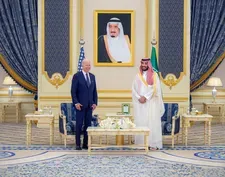 Biden visits the Middle East as domestic agenda takes a hit